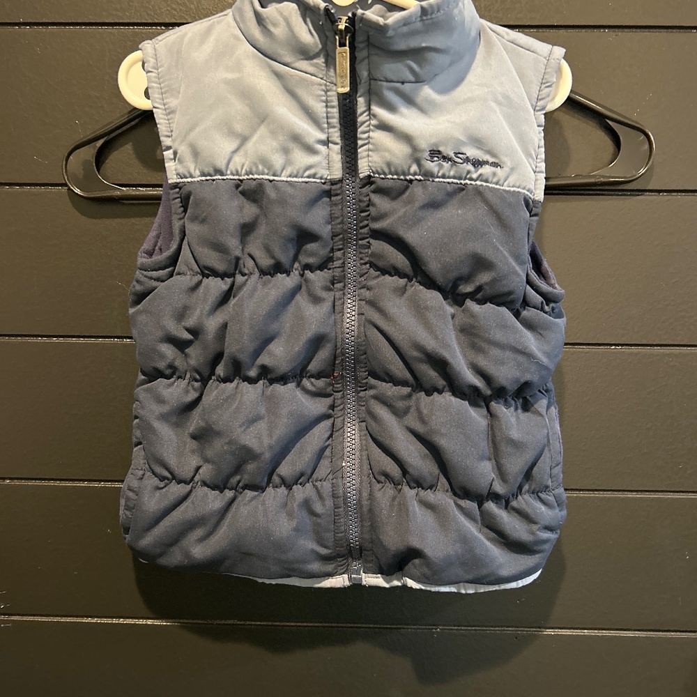 Ben Sherman puffer vest kids sz 4 boys